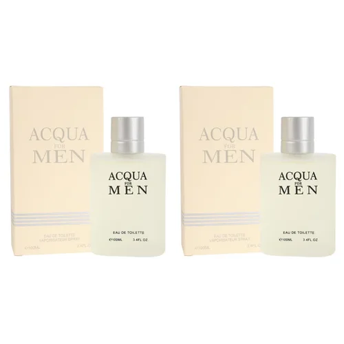 Miniatura 7 de Acqua Spray Eau de Toilette para hombre – Perfume fresco cítrico acuático para hombre con bergamota y notas de mar – 3.4 fl oz/3.4 fl oz