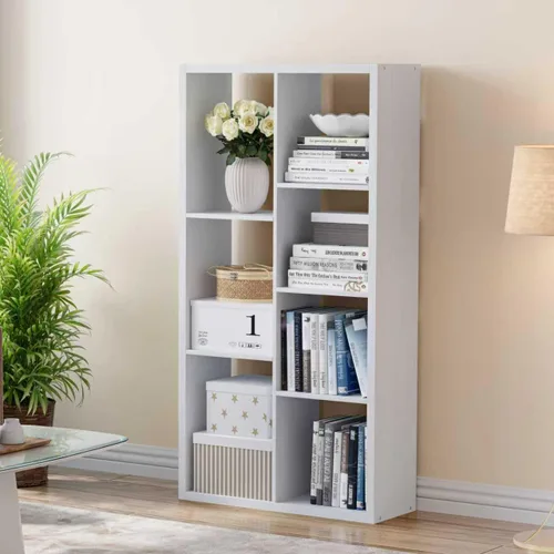 Miniatura 40 de VDNEND Organizador de Almacenamiento en Cubos Estantería, Estante Cúbico Decorativo de 11 pulgadas con Respaldo Abierto y Borde Engrosado, Marrón