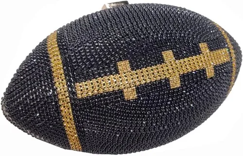 Miniatura 28 de UMREN Bolso cruzado con forma de baloncesto para mujer, con diamantes de imitación, bola redonda de cristal, bolso de mano para fiesta de boda