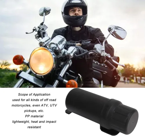 Miniatura 3 de KIMISS - Tubo universal para herramientas todoterreno para motocicleta, tubo de herramientas de 4.9 pulgadas con cintas rodantes, universal
