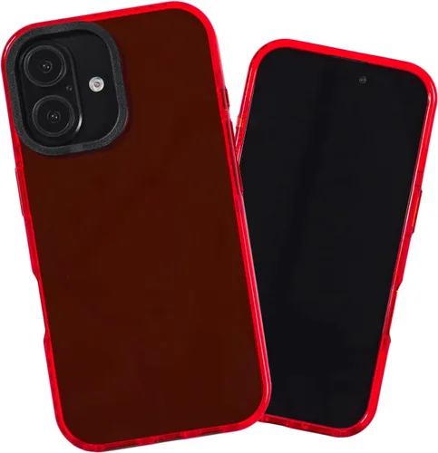 Miniatura 41 de SteepLab Funda de barrera para iPhone 13, protección de 360 grados que absorbe impactos con bisel elevado y colores llamativos (cielo azul brillante)