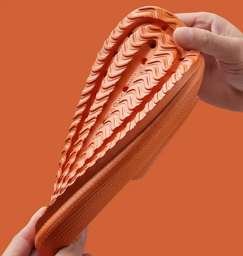 Miniatura 5 de WALLDOR Promote - Pantuflas de circulación sanguínea, sandalias de reflexología saludable, pantuflas de baño de fondo grueso, sandalias de EVA