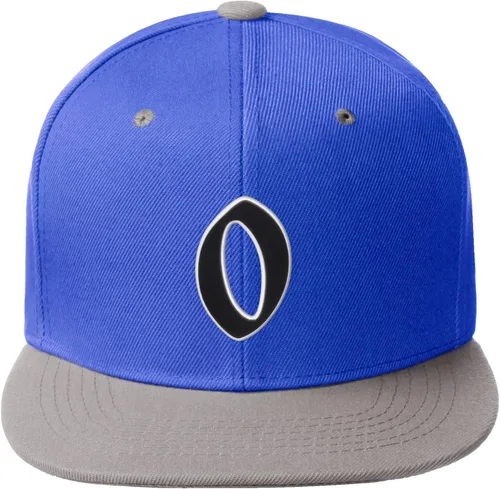 Miniatura 1445 de Daxton Gorra clásica con visera de billete plano con letras del alfabeto inglés antiguo de la A a la Z