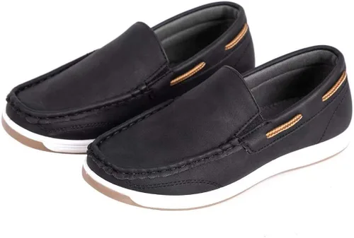 Miniatura 3 de CHERRY POPO Mocasines para niños, zapatos de barco casuales para niños, zapatos de vestir para niños