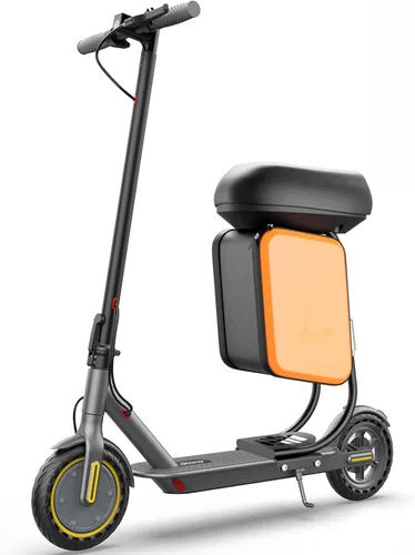Miniatura 8 de Qlaway 10/8.5" E Scooter for Adults 19 MPH Sport Escooter 350W Motor, Electric Scooter 15-22 Miles Range, Bearing 265 LBS/APP Control Gris- amarillo