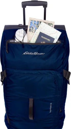 Miniatura 5 de Eddie Bauer Traverse 32 Rolling Duffel Bag-Made from Ripstop Polyester with Telescoping Handle