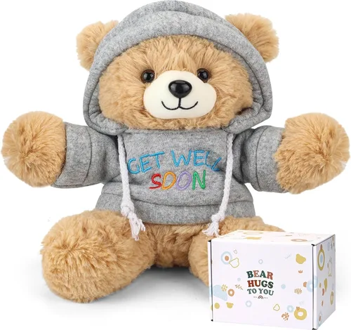 Miniatura 7 de Osacoe Oso de peluche Big Hugs con caja de regalo, sudadera extraíble para mayor comodidad y amor, para niños, mujeres y hombres en momentos