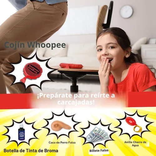 Miniatura 3 de wookidel Cosas de broma: 35 bromas para niños y adultos, para los inocentes de abril, Halloween, Navidad y cumpleaños