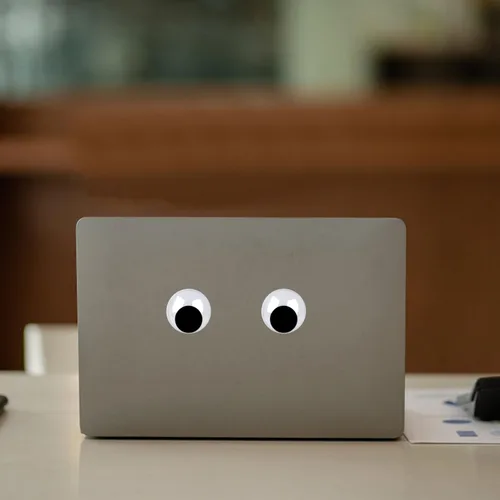 Miniatura 5 de 4 piezas gigantes negros googly Wiggle Eyes de 5 pulgadas (5.1 in) con autoadhesivo para decoración de manualidades hechas a mano