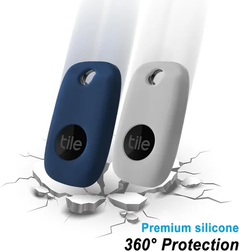 Miniatura 3 de Geiomoo Funda de silicona para Tile Pro 2022 Tracker, funda suave y flexible resistente a los arañazos con mosquetón