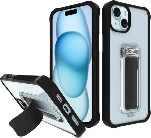 Miniatura 127 de Scooch® para iPhone 15 Pro Max Funda con Soporte, Funda Kickstand Wingman 5-en-1, Protección contra Caídas de Grado Militar, Kickstand Desplegable