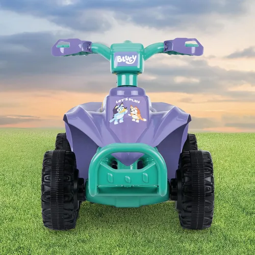 Miniatura 5 de Bluey ATV Quad de 6 V para niños, juguete potente y seguro con batería recargable, conducción hacia adelante y hacia atrás, capacidad máxima