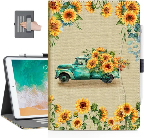 Miniatura 9 de Funda para iPad de 9ª generación, funda para iPad de 8ª generación, funda para iPad 10.2, funda protectora de visualización multiángulo, soporte