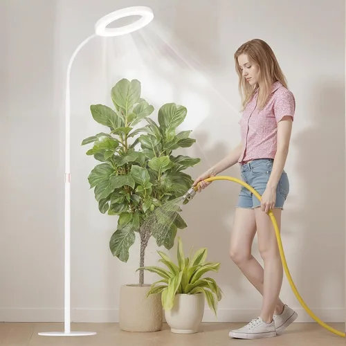 Miniatura 7 de bseah Luz de crecimiento, luz de soporte para plantas de interior, paquete de 2, lámpara de crecimiento de escritorio de espectro completo