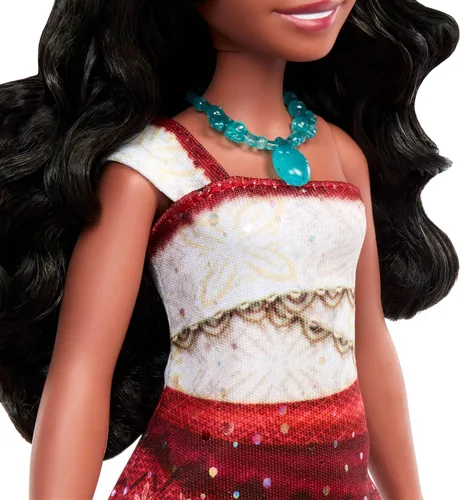 Miniatura 4 de Mattel Disney Moana 2 Singing Adventure Moana Doll con atuendo y accesorios distintivos, canta "We're Back" en inglés