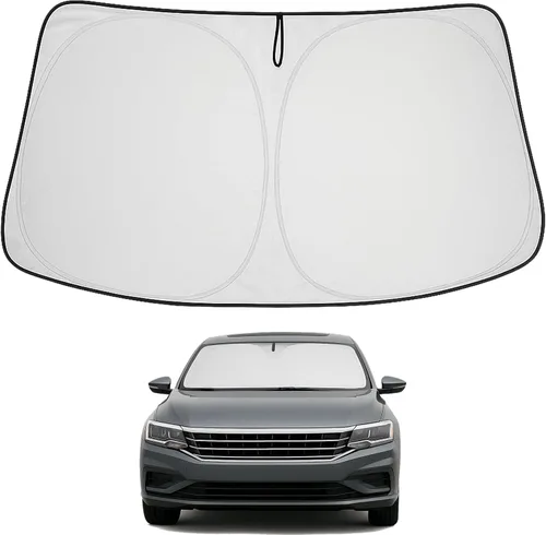 Miniatura 258 de Proadsy Parasol para parabrisas actualizado 2025, ajuste personalizado Dodge RAM 1500 2Dr 2019-2024 2025, 4 capas, plegable, protector de parasol