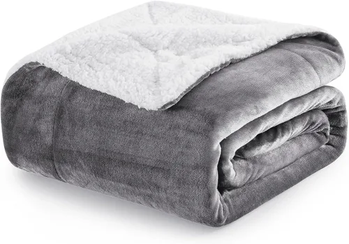 Miniatura 36 de MOONLIGHT20015 Mantas Sherpa de color rosa bebé tamaño King para cama – Paquete al por mayor de 9 mantas Sherpa – Manta suave y esponjosa