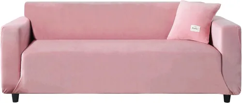 Miniatura 9 de Funda elástica para sofá, suaves fundas de sofá de terciopelo con protector de muebles con funda para cojines para mascotas y niños