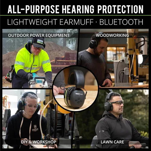 Miniatura 2 de ISOtunes AIR DEFENDER Earmuffs: Comfortable Wireless unisex adult Hearing Protection with 40 Hour