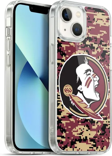 Miniatura 269 de Head Case Designs Funda de gel suave FSU Seminoles de la Universidad Estatal de Florida con licencia oficial compatible con Apple iPhone 13 Pro Max