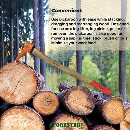Miniatura 4 de FORESTER Pickaroon Logging Tool USA Hickory Handle Hookaroon Logging Tool Log Roller Tool & Forestry Tools for Dragging and Stacking Logs