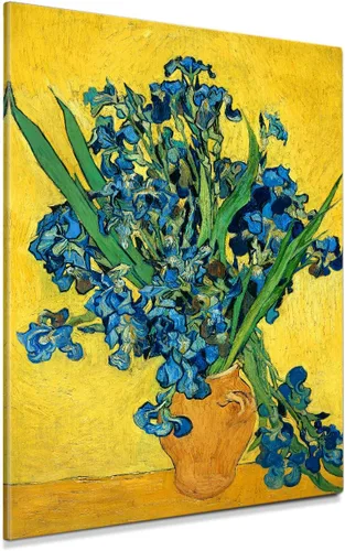 Miniatura 43 de Serie de pinturas de Vincent Van Gogh (favoritos). Reproducción de arte clásico de Van Gogh, impreso en lienzo Noche estrellada
