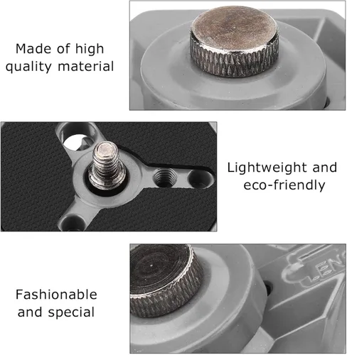 Miniatura 3 de Placas hexagonales de liberación rápida, 3049 1/4 "adaptador de tornillo accesorios de cámara para 030-14 RC0 3063 Accesorios de estudio fotográfico