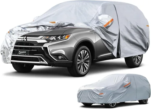 Miniatura 50 de Kayme - Cubierta completa impermeable de 6 capas para automóvil, apta para todo clima, protección para exteriores contra lluvia, rayos ultravioleta