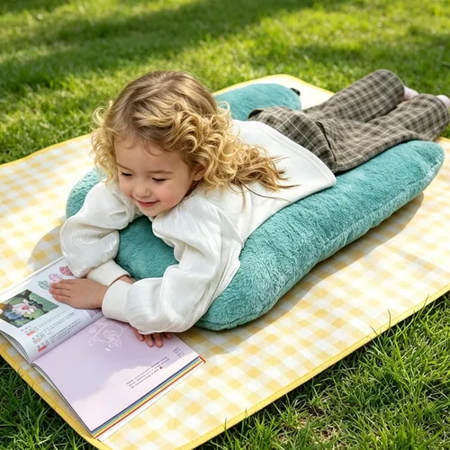 Miniatura 7 de Atablyn La almohada de cuello para niños proporciona doble apoyo a la cabeza y el cuello en cualquier posición de sueño en vuelos, automóviles