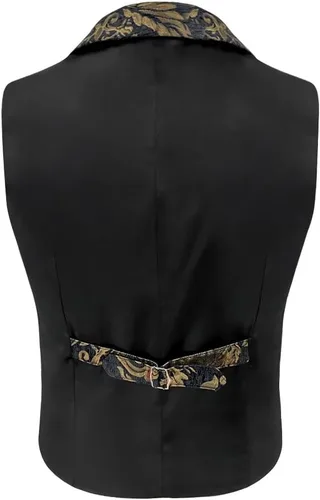 Miniatura 3 de Chaleco de traje gótico victoriano para hombre, chaleco steampunk