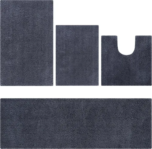 Miniatura 39 de Better Trends Micro Collection - Tapetes de baño, alfombra suave, alfombra de felpa absorbente, alfombra de baño 100% poliéster para suelo de baño