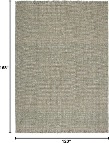 Miniatura 7 de SAFAVIEH Natural Fiber Collection - Alfombra decorativa de 2 x 3 pies, carbón y natural, yute tejido a mano, ideal para zonas de alto tráfico