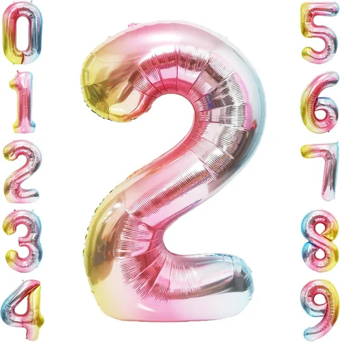 Miniatura 63 de SINBEE Globo dorado del número 10, papel de aluminio Mylar de 40 pulgadas, decoración de fiesta reutilizable para cumpleaños, aniversario, Oro