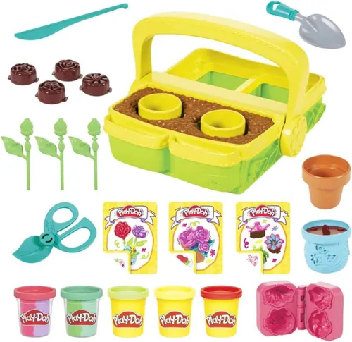 Miniatura 4 de Play-Doh Juego de juguetes de jardín de flores florecientes, juego de simulación de naturaleza, artes y manualidades para niños, regalos de relleno