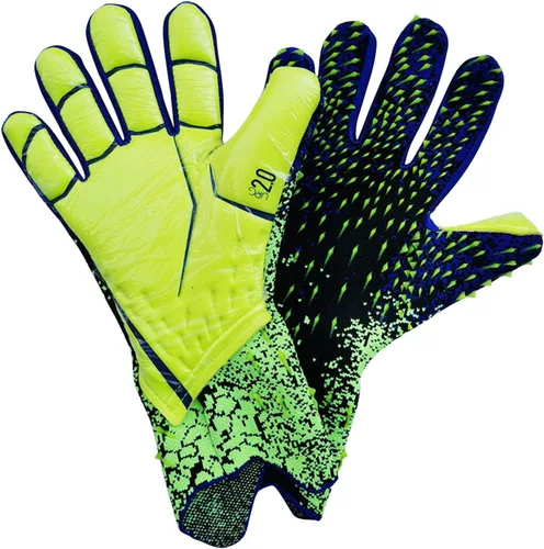 Miniatura 5 de N/A/A Guantes de portero, guantes de portero de fútbol, guantes de portero para niños con soporte para los dedos, guantes duraderos para adultos