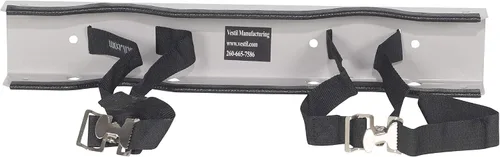 Vestil CB-W-2S Soporte de pared para 2 cilindros, acero, plata