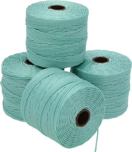 Miniatura 62 de The Beadsmith S-Lon Cordón para Cuentas – Cordón de Nylon Torcido de 0.5 mm para Ensartar, Paquete de 4, Mezcla de Neutrales Fríos, TEX210, 77