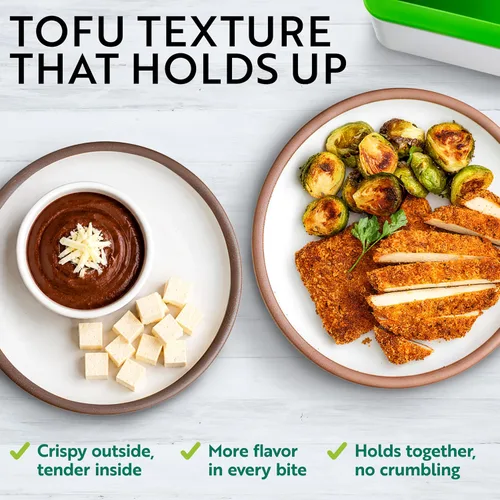 Miniatura 7 de Tofuture Prensa de tofu de Tofuture - La prensa original y mejor para tofu. Elimina fácil y rápidamente el agua del tofu para mejorar el sabor y dar