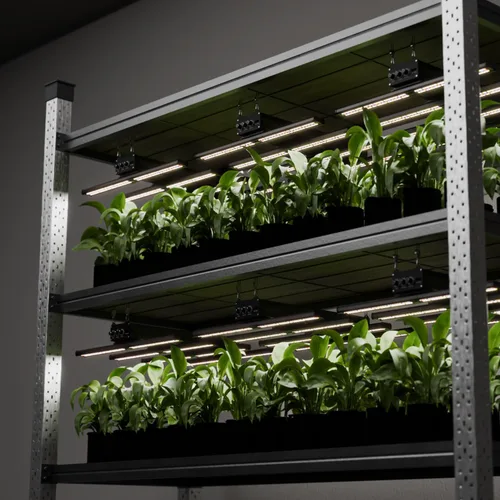 Miniatura 5 de Luz LED de cultivo de 320 W con 7 espectros ajustables (UV e IR), lámpara de planta de espectro completo regulable para cobertura de 3 x 3 pies