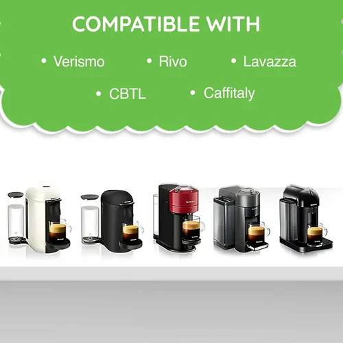 Miniatura 2 de My-Cap My-Foils Sellos de aluminio para reutilizar sus cápsulas Keurig Rivo, Verismo Starbucks, Lavazza Blue, Lavazza A Modo Mio, CBTL, y Caffitaly