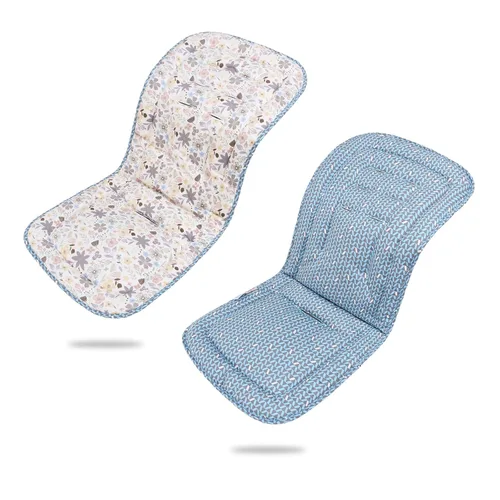 Miniatura 16 de Cojín para Carrito de Bebé, Colchoneta Silla Paseo Universal Transpirable, Cojín para Sillas de Paseo 100% Algodón, 34x78cm 1 Paquete