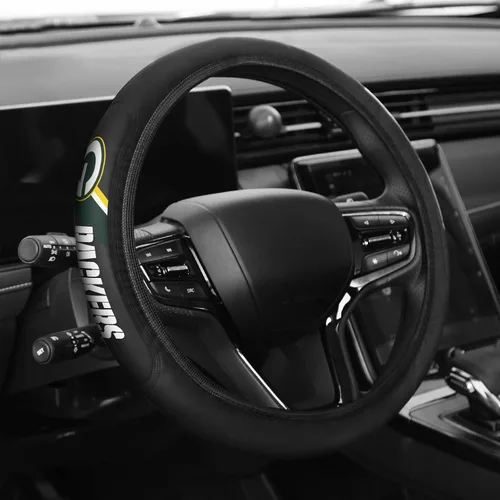 Miniatura 12 de Funda Deportiva de Cuero para Volante Accesorios de Automóvil, Tamaño Universal se Ajusta a Volantes de 14-15 Pulgadas de Todos los Vehículos