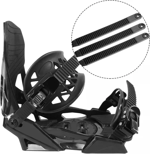 Miniatura 4 de 6 unids/10 correas de escalera de tobillo para snowboard, 7.9 x 0.8 pulgadas, correas de escalera de snowboard, reemplazo de correa de escalera