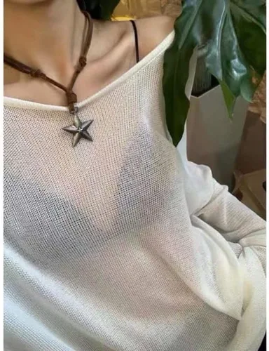 Miniatura 2 de RICHTRUE Collar Y2k para mujer, joyería de grunge, accesorios emo, lindos collares de hadas, accesorios de grunge