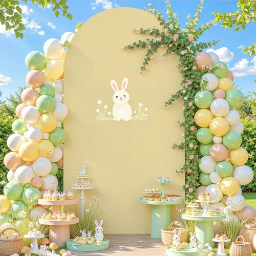 Miniatura 22 de Cubierta de Fondo de Arco Negro, Cubierta de Arco Ajustada de Spandex de 6 Pies para Arco de Boda Chiara Elástica de Arco de Fondo Redonda