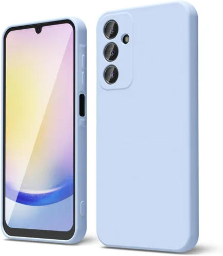 Miniatura 84 de oakxco Funda para teléfono Samsung Galaxy A12 con agarre de silicona líquida, linda delgada fina suave cubierta de gel de goma TPU lisa para mujeres