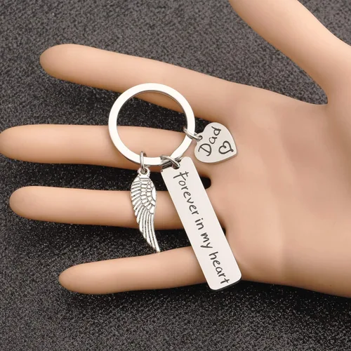 Miniatura 5 de Forever In My Heart - Llavero con forma de ala de ángel