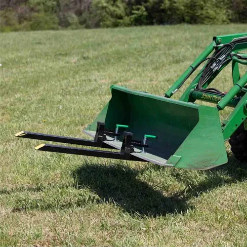 Miniatura 2 de LW abrazaderas de 30" para tractor de carga Skidsteer, de 1500 lb de capacidad.