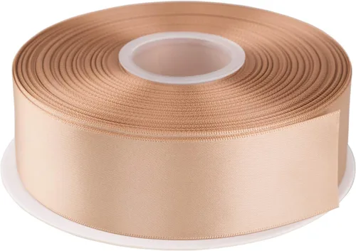 Miniatura 55 de AVANAVA Cinta de satén de doble cara de 1-1/2 pulgadas de ancho - 50 yardas (012-plateado)