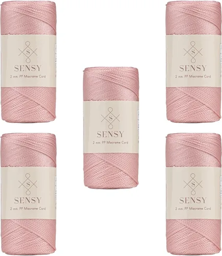 Miniatura 46 de Sensy Premium Cuerda de Poliéster de 2mm 251 Yardas Cuerda de Polipropileno 100% Cordón de Macramé 2mm Cordón para Bolsa de Ganchillo Cuerda